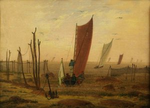 Matin (Sortie des bateaux) - Caspar David Friedrich